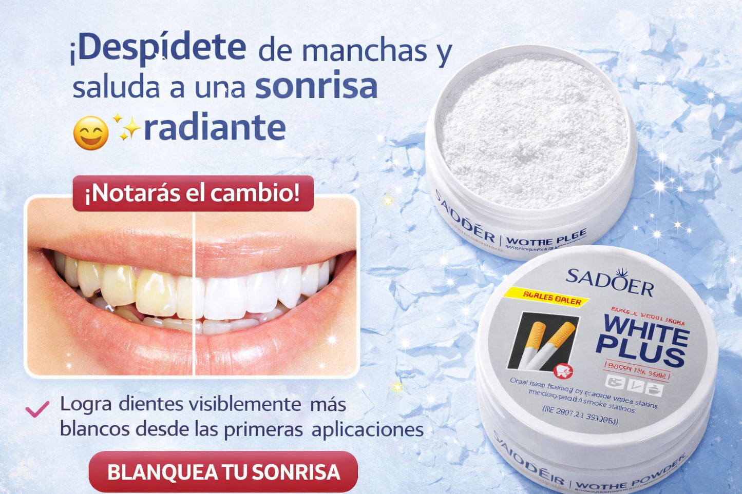 Pasta Blanqueadora White Plus