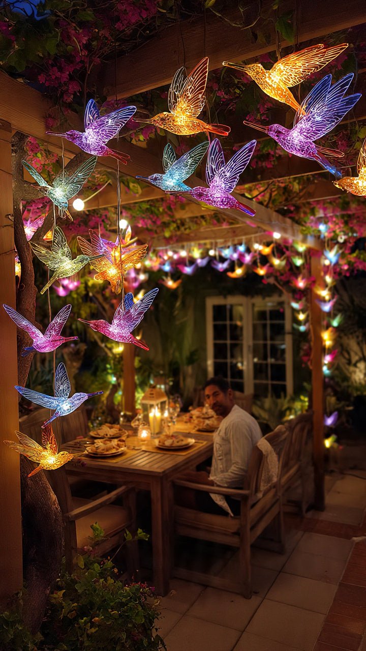 Guirnalda Solar Colibríes Mágicos 5M