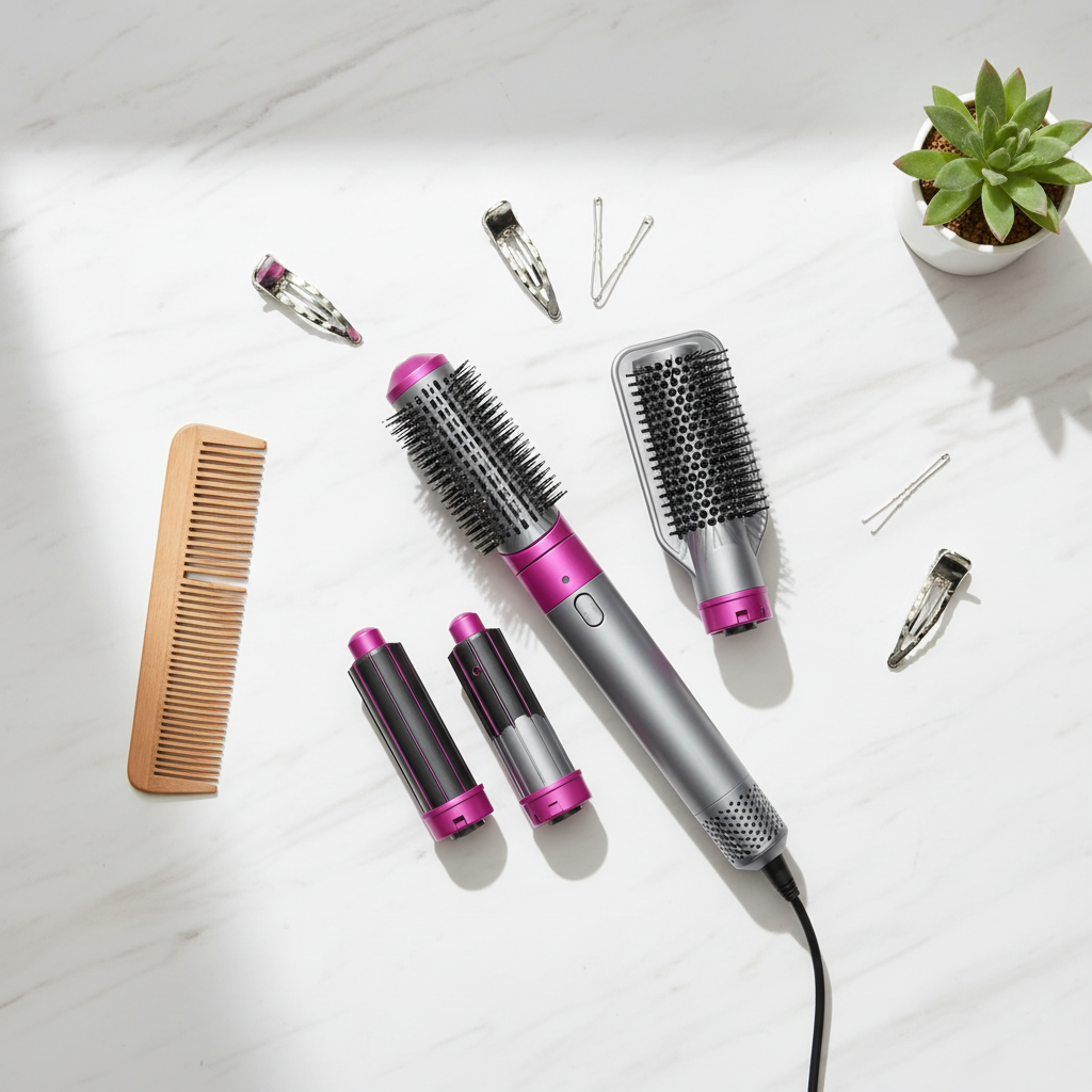 Cepillo Secador flat lay