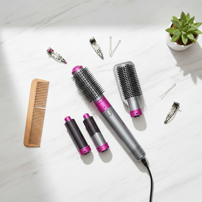 Cepillo Secador flat lay