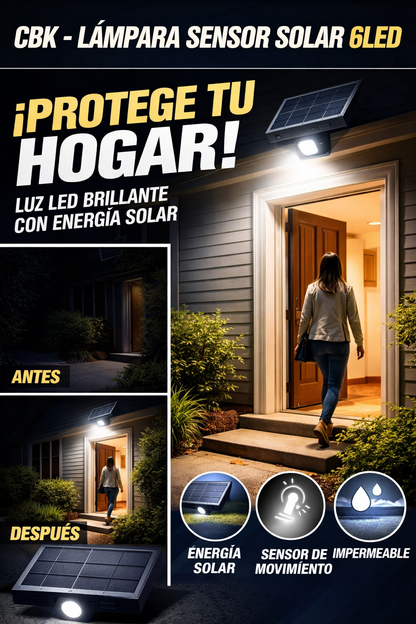 Foco LED Sensor Solar