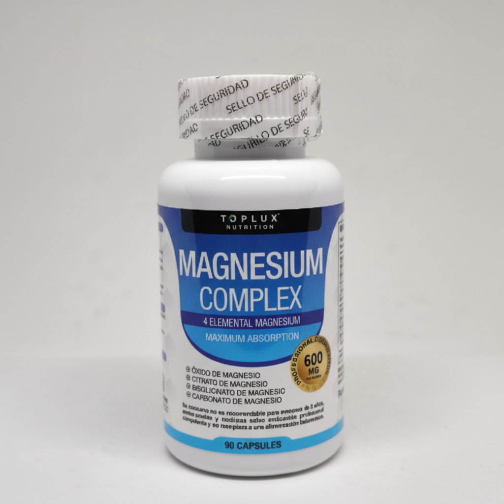 Magnesio Complex 600mg Toplux Nutrition - Frasco
