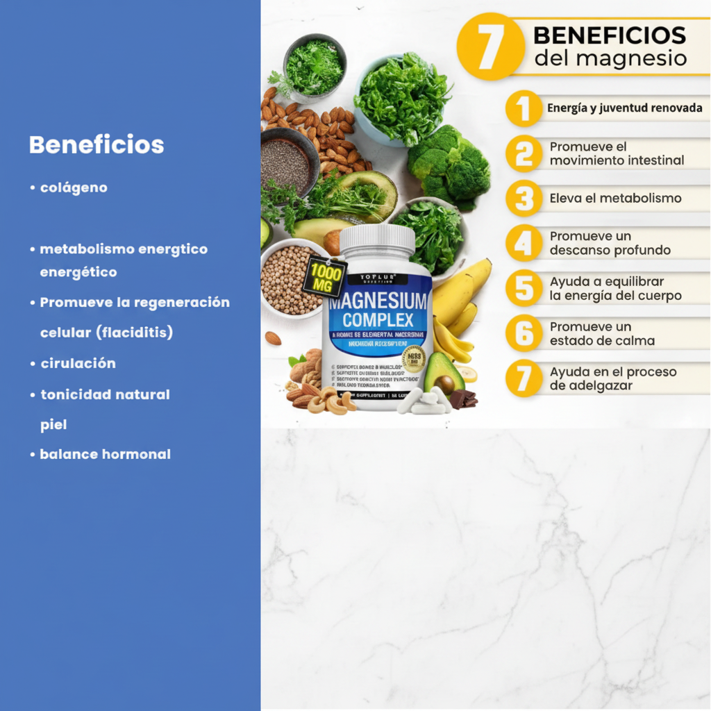 Magnesio Complex - 7 beneficios