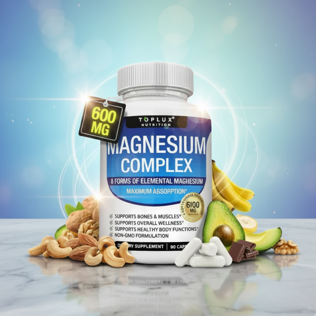 Magnesio Complex - producto con alimentos