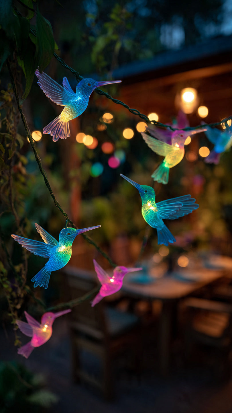 Guirnalda Solar Colibríes Mágicos 5M